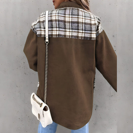 R&B | Karierte Jacke für Damen