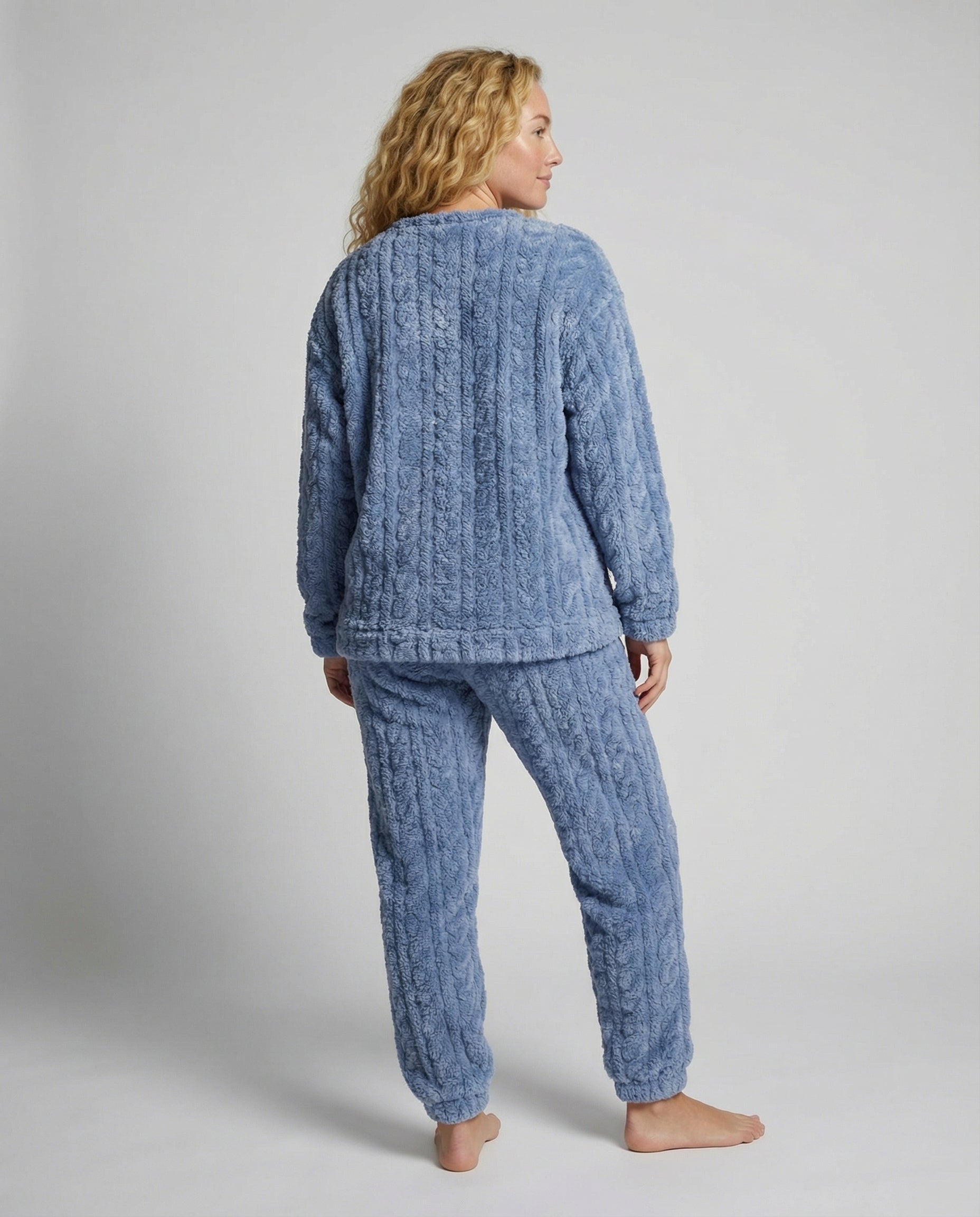 Kuscheliges Damen Fleece-Pyjama-Set | R&B