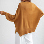 R&B | Eleganter Einfarbiger Strickpullover Für Freizeit