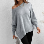 R&B | Pullover - Damen Herbst Rundhals Strickpullover