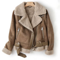 jacke mit Sherpa-Futter
