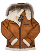 R&B | Leder Winterjacke