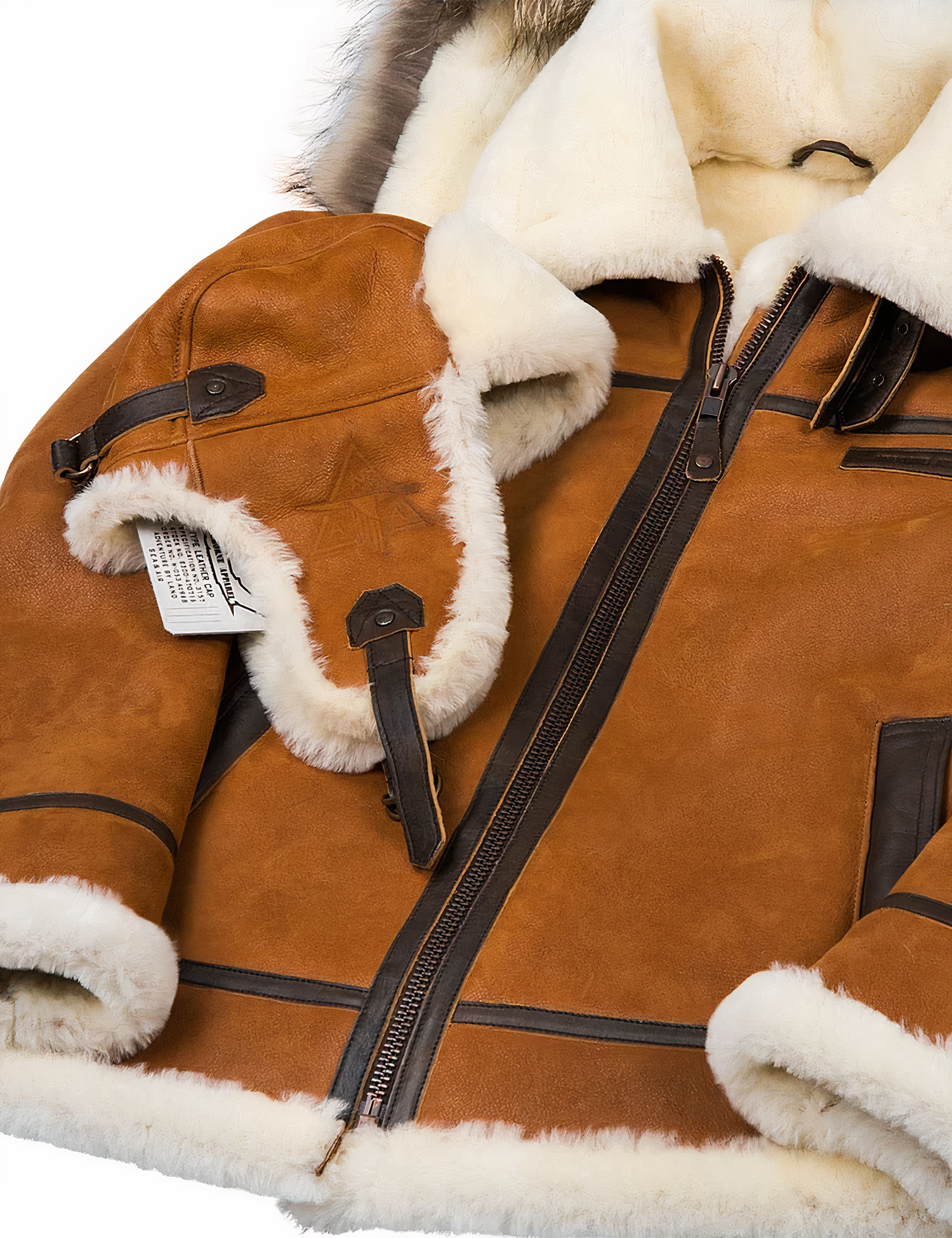 R&B | Leder-Winterjacke