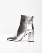 R&B | Silber Blockabsatz Party Stiefel