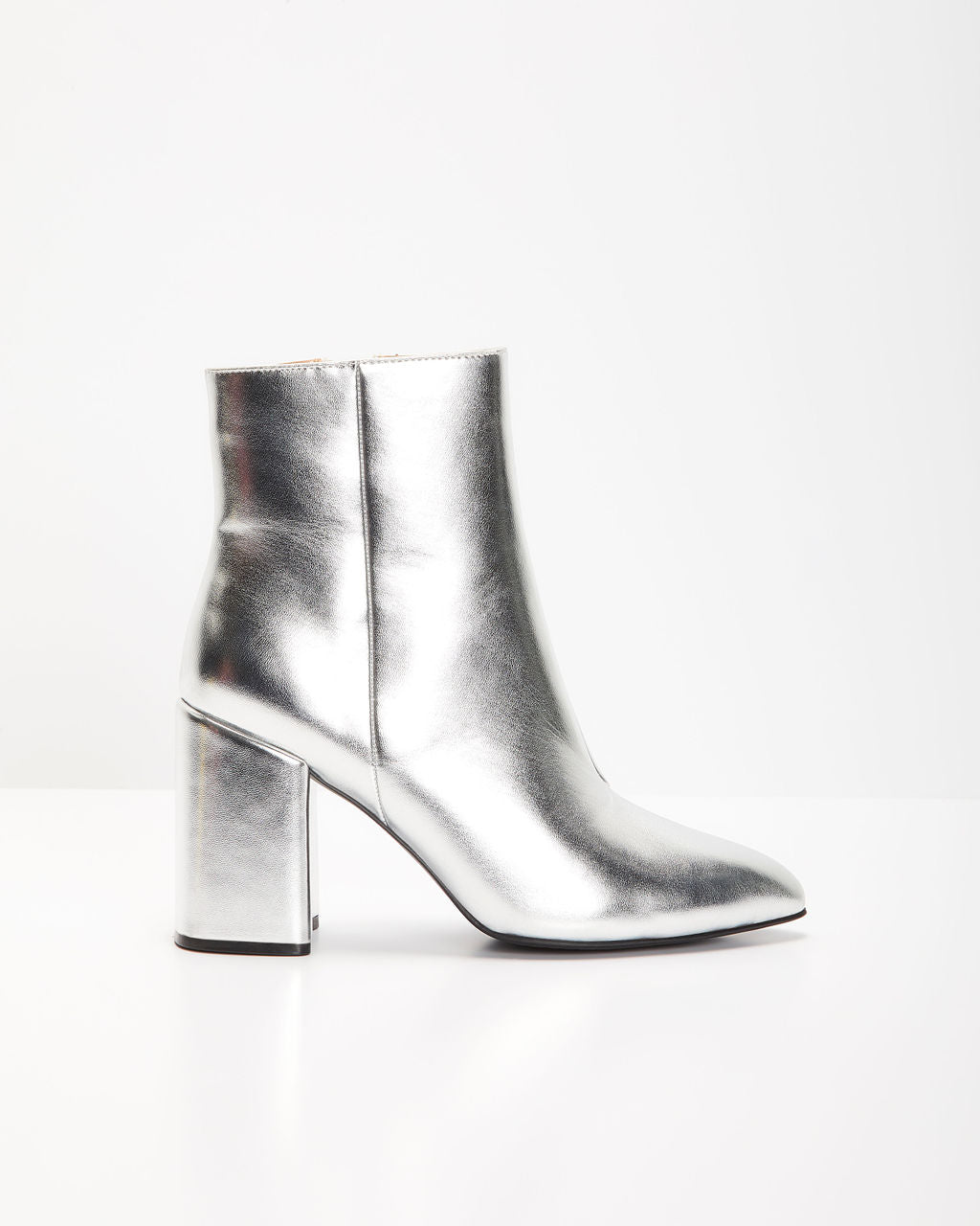 R&B | Silber Blockabsatz Party Stiefel