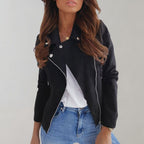 R&B | Wild Bikerjacke mit Reißverschluss für Damen