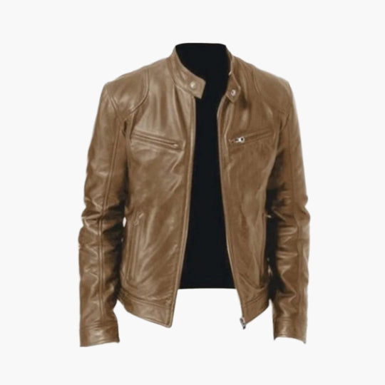 R&B | Biker Kunstlederjacke - Klassischer Stil für Alltag & Freizeit
