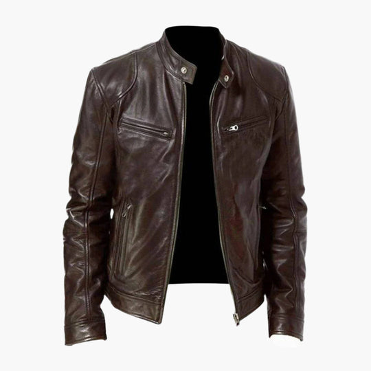 R&B | Biker Kunstlederjacke - Klassischer Stil für Alltag & Freizeit