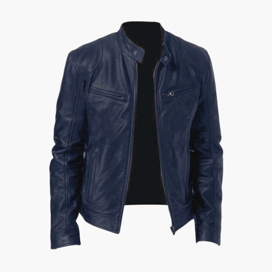 R&B | Biker Kunstlederjacke - Klassischer Stil für Alltag & Freizeit