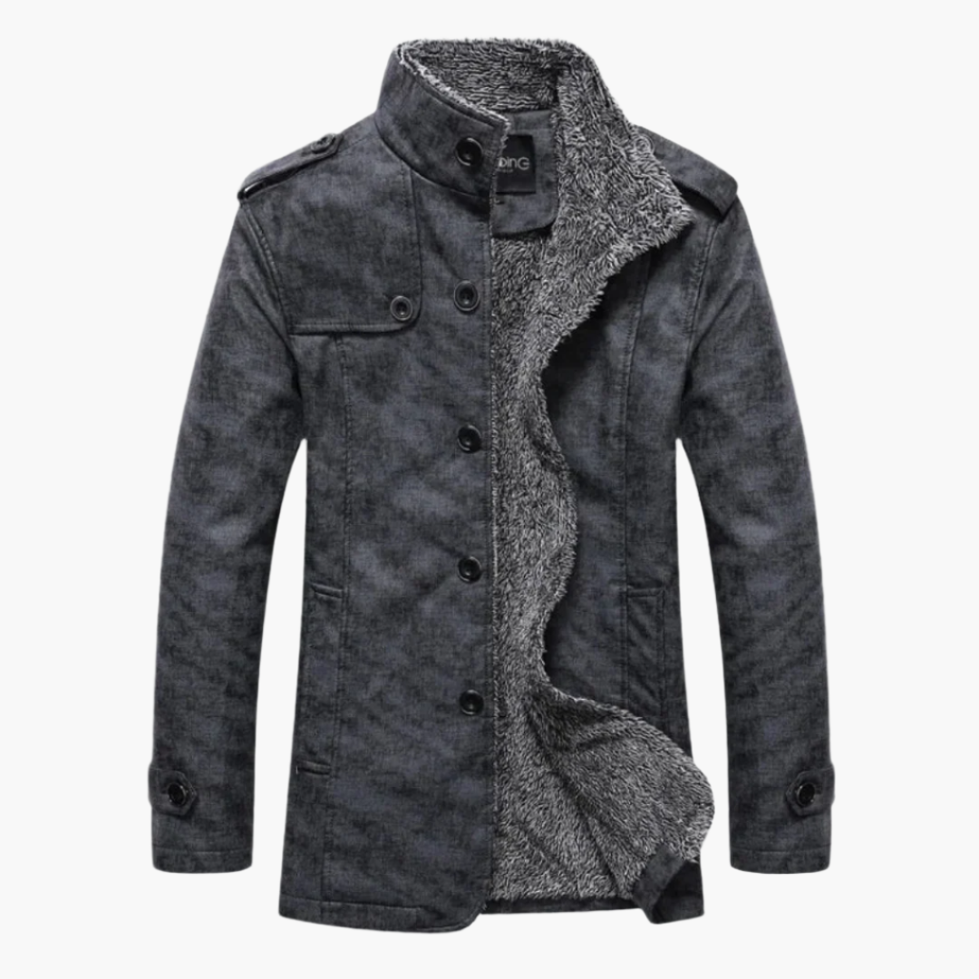 R&B | Winterjacke mit Teddyfutter - Modischer Outdoor-Mantel für Alltag und Freizeit