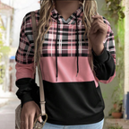 R&B | Moderne Farbblock-Hoodie für Frauen Perfekt für den Herbst