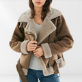 R&B | Damen-Sherpa-Bomberjacke