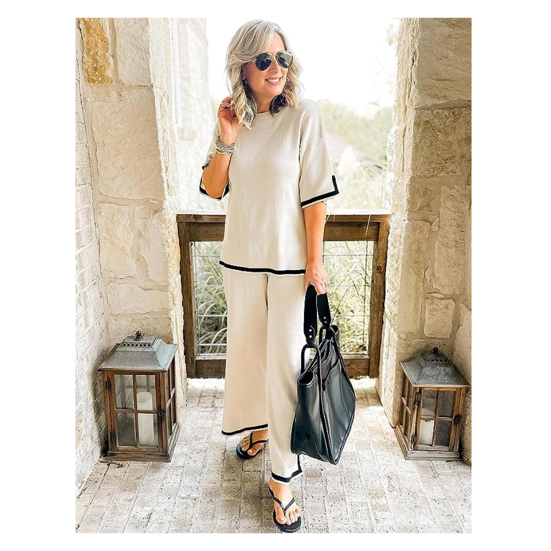 R&B | Zweiteilige Koreanische Outfits Aus Leichtem, Dehnbarem und Weichem Material