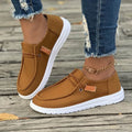 Alice-Bequeme Loafer aus Segeltuch