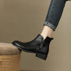 Damen Stiefeletten mit Reißverschluss Modern Kunstleder R&B