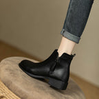 Damen Stiefeletten mit Reißverschluss Modern Kunstleder R&B