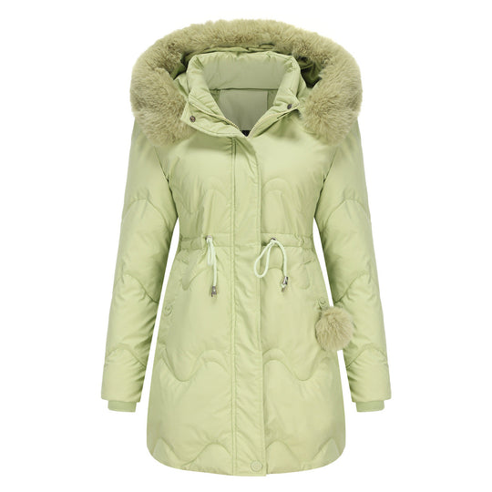 R&B | Winterjacke mit Abnehmbarer Kapuze und Reißverschlüssen