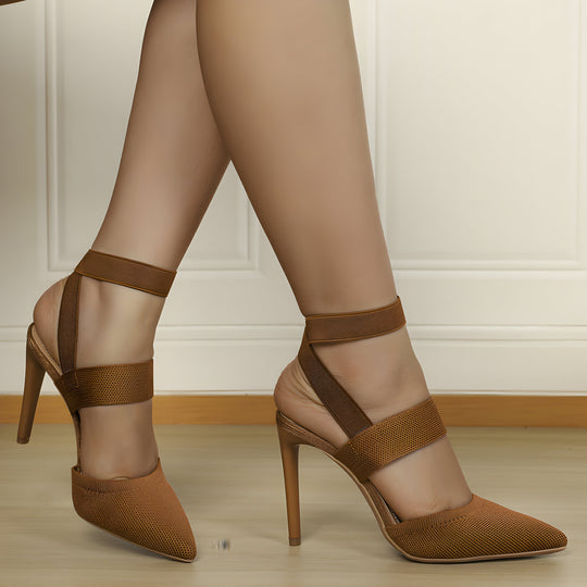 Stilettos mit elastischem Riemen R&B R&B
