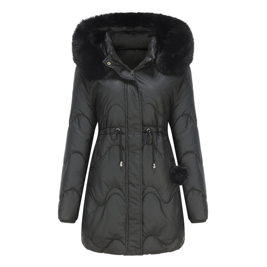 R&B | Winterjacke mit Abnehmbarer Kapuze und Reißverschlüssen