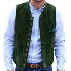 R&B Frostiger Samt Steampunk-Weste