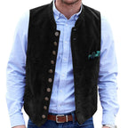 R&B Frostiger Samt Steampunk-Weste