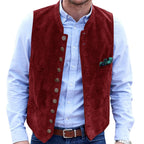 R&B Frostiger Samt Steampunk-Weste