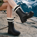 R&B | Stiefel - Synthetisch - Midi-Länge - Wasserdicht - Anti-Rutsch-Profilsohle
