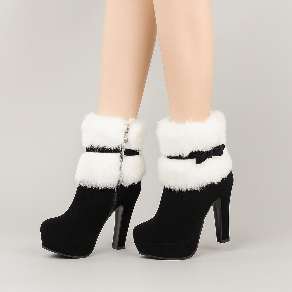 Winterstiefel mit Schleife R&B