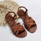 R&B | Geflochtene Flache Sandalen