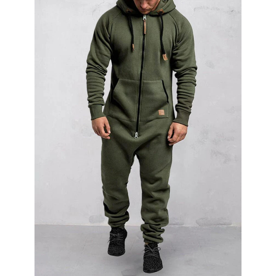 R&B | Plüsch Kapuzenoverall mit Ultimativer Wärme