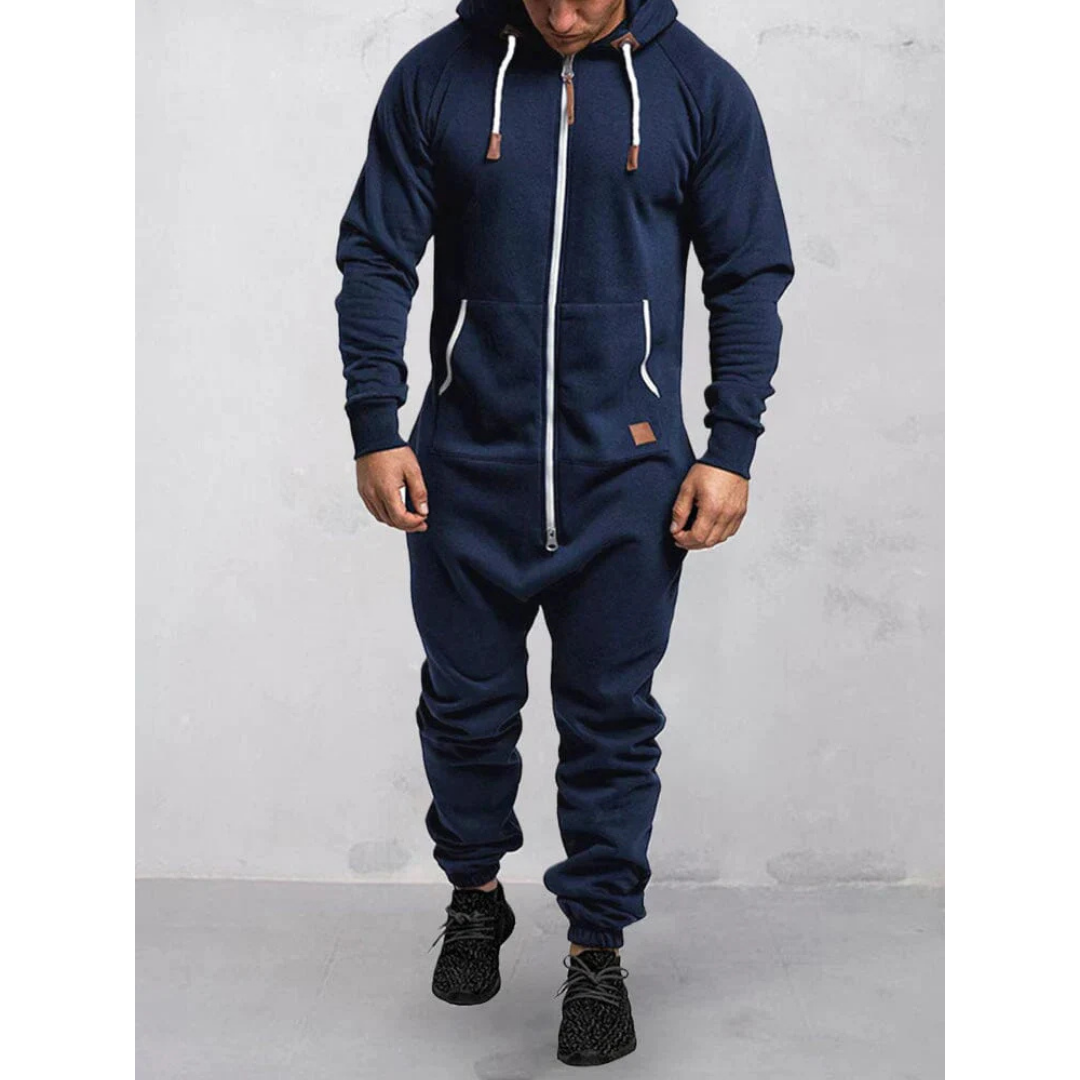 R&B | Plüsch Kapuzenoverall mit Ultimativer Wärme