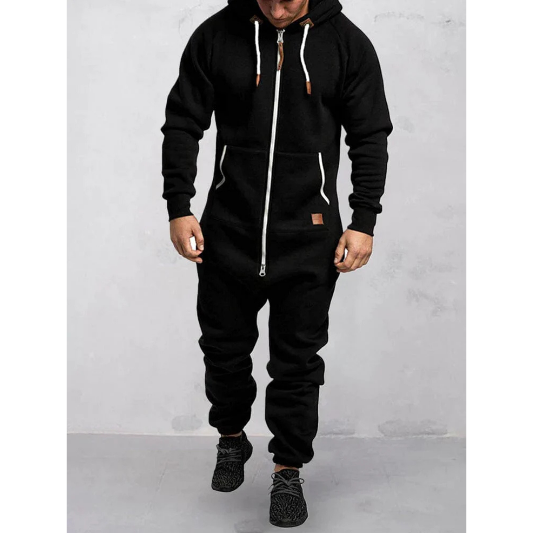 R&B | Plüsch Kapuzenoverall mit Ultimativer Wärme