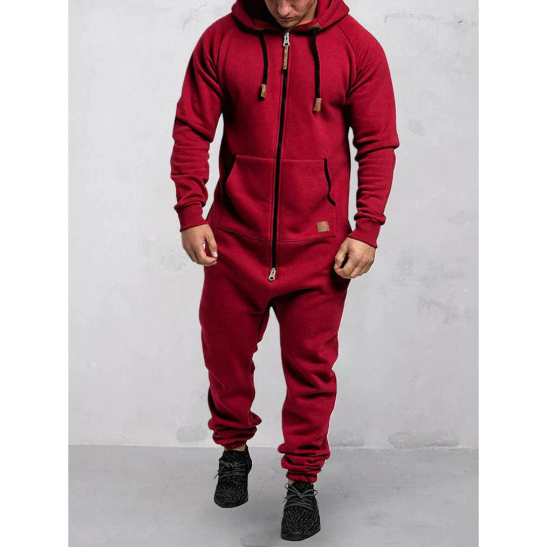 R&B | Plüsch Kapuzenoverall mit Ultimativer Wärme