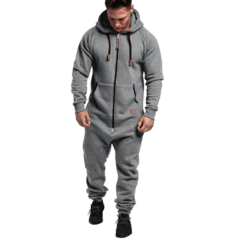 R&B | Plüsch Kapuzenoverall mit Ultimativer Wärme