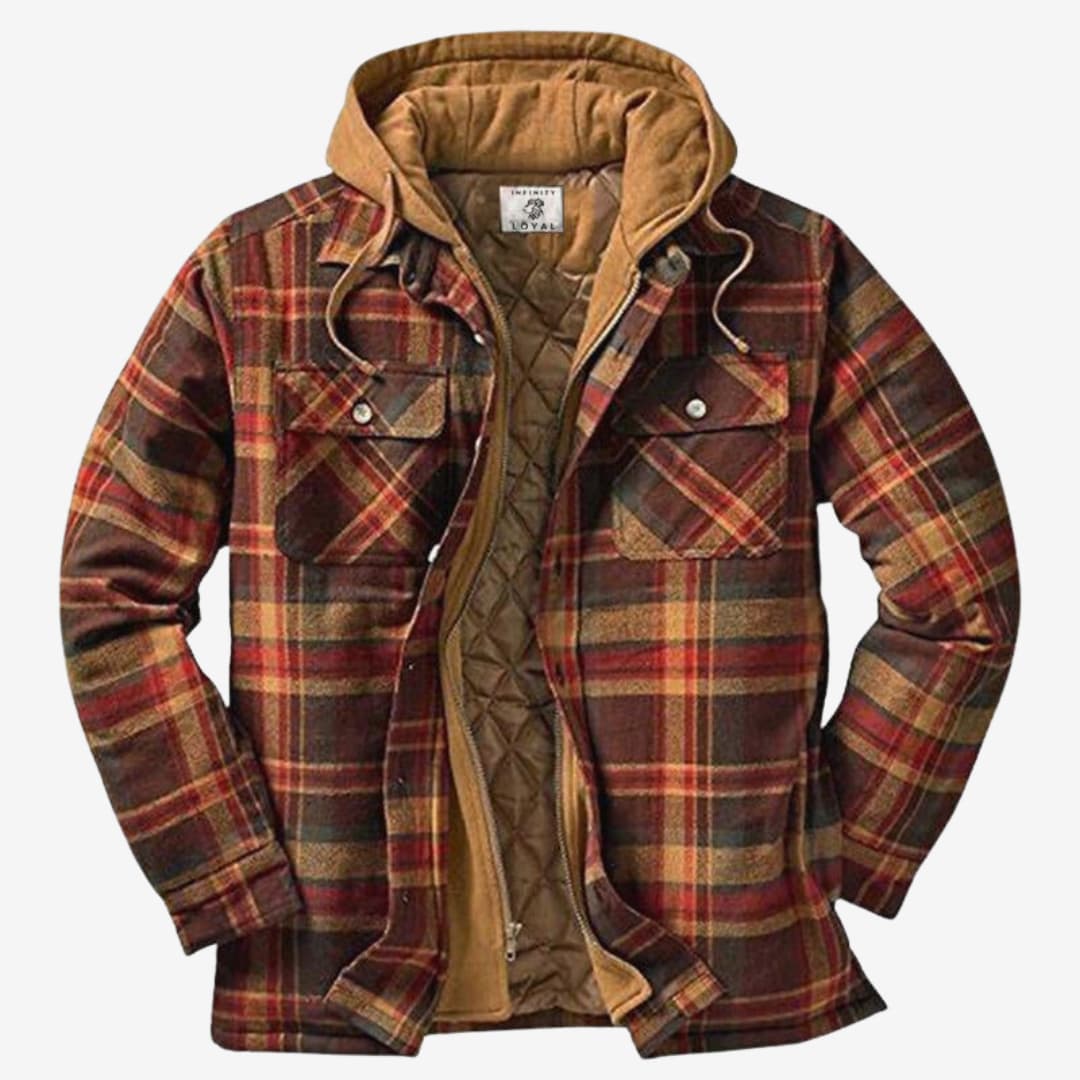 R&B | Modernes Flanell-Jacket mit Entspannter Wärme