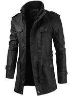 R&B | Lange Lederjacke für Herren
