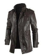 R&B | Lange Lederjacke für Herren