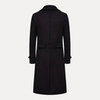 Heidi-Mode | Doppelreihiger Knopf Wollen Trenchcoat