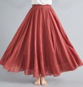 R&B | Rock Baumwolle Hohe Taille Glockenrock Boho Rock