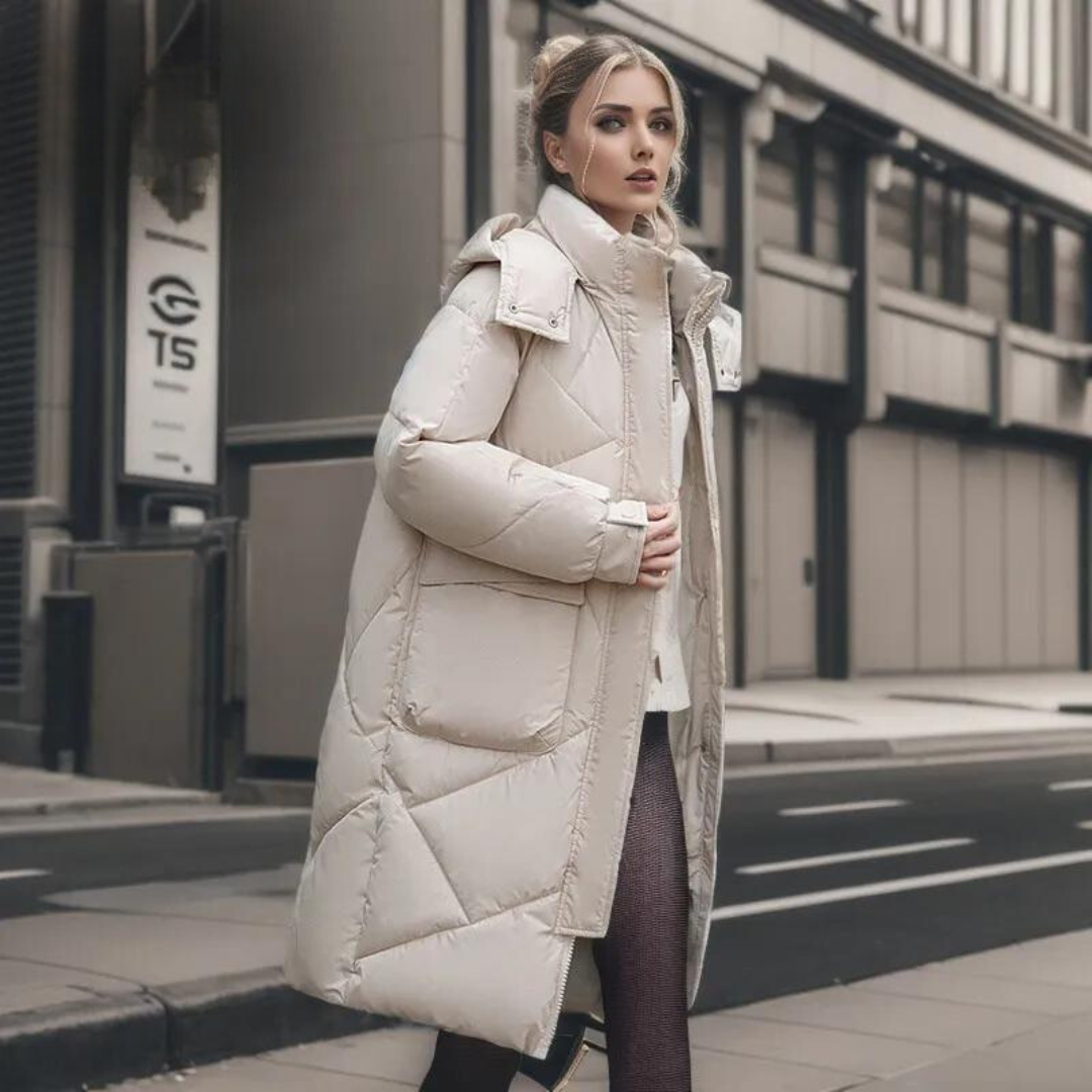 R&B | Lange, warme Fleecejacke