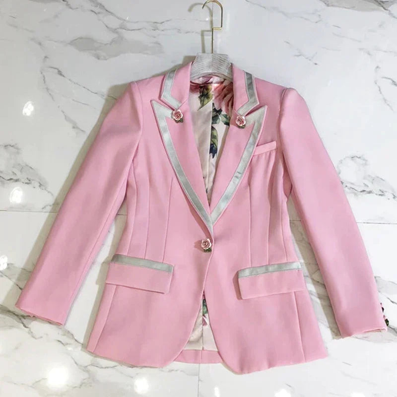 R&B | rosa Blazer Blümig und elegant stilvoll