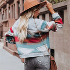 R&B | Zweifarbige Aztekenjacke Vintage und belebend
