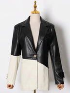 R&B | Pu-Lederjacke - Elegant & Funktionell