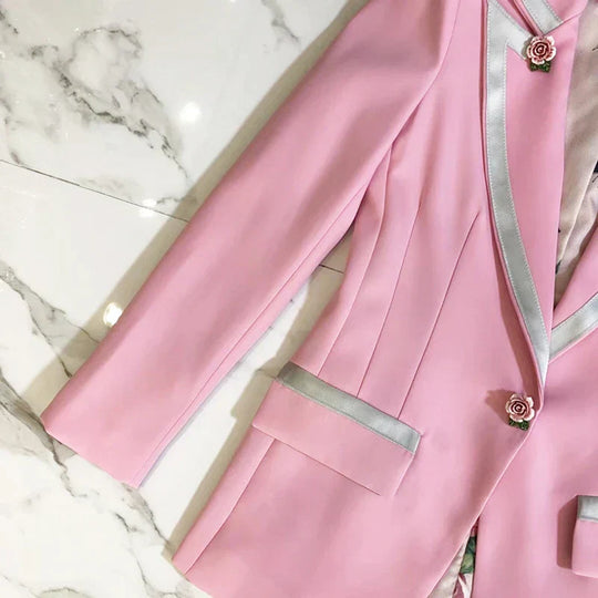 R&B | rosa Blazer Blümig und elegant stilvoll