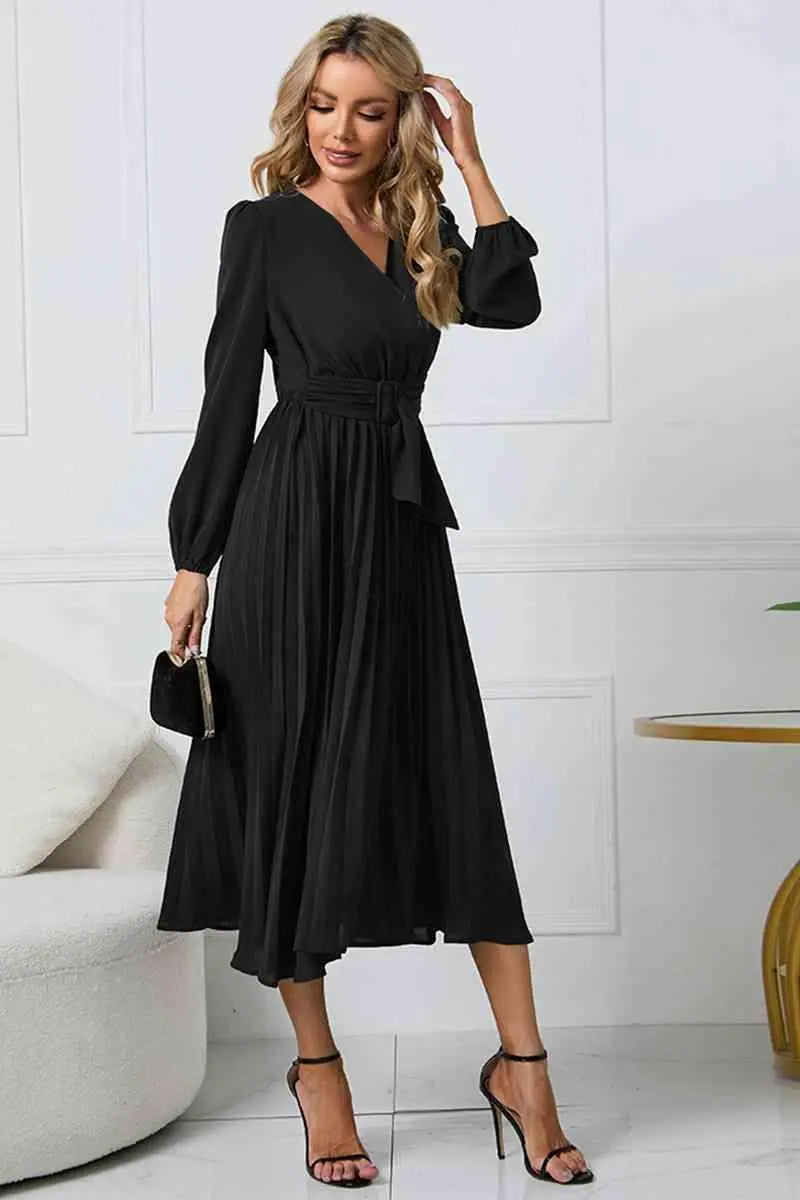 EB Damen Plissee Kleid