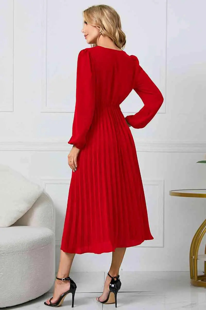 EB Damen Plissee Kleid