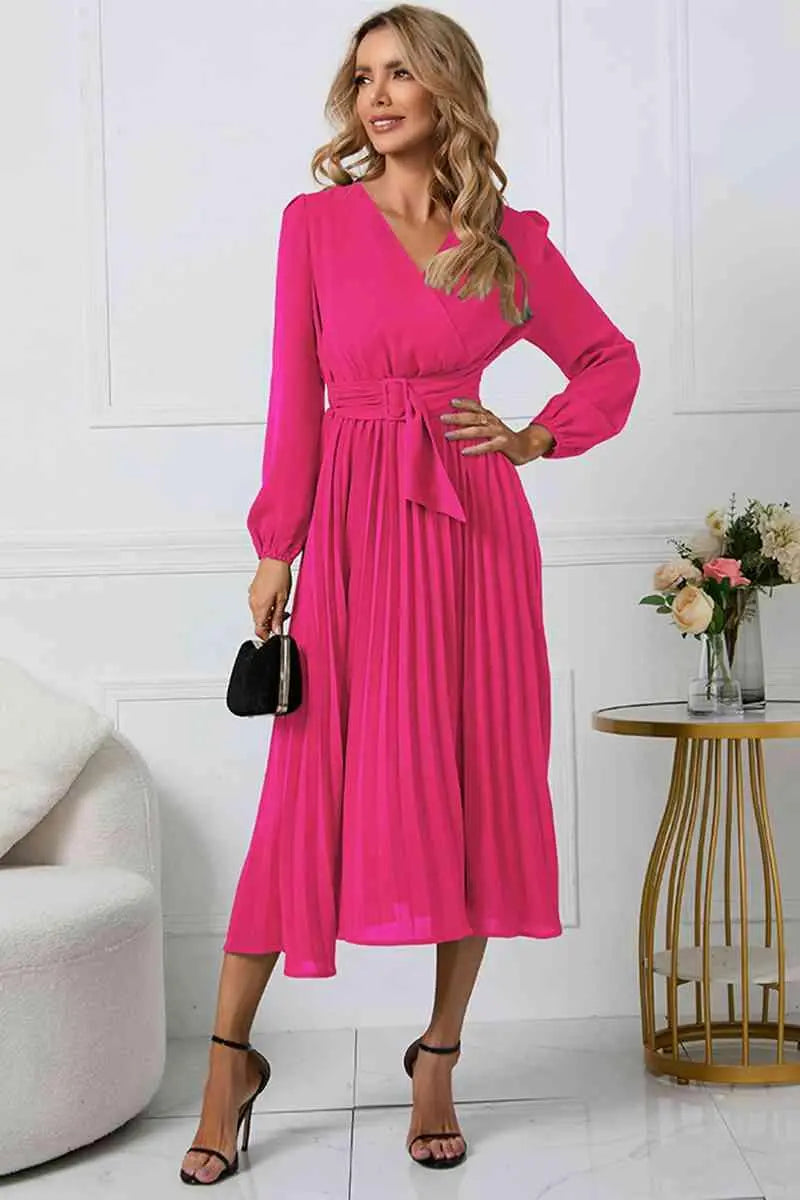 EB Damen Plissee Kleid