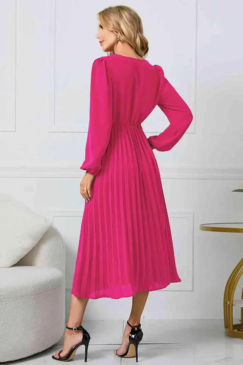 EB Damen Plissee Kleid