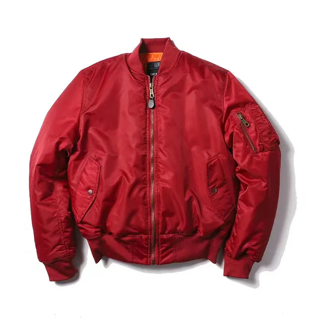 R&B Hochwertige Unisex Bomberjacke mit Reißverschluß