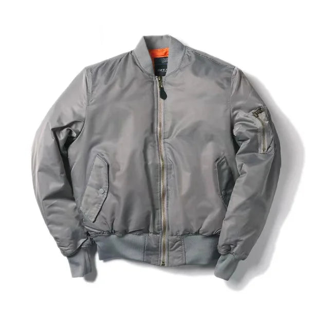 R&B Hochwertige Unisex Bomberjacke mit Reißverschluß
